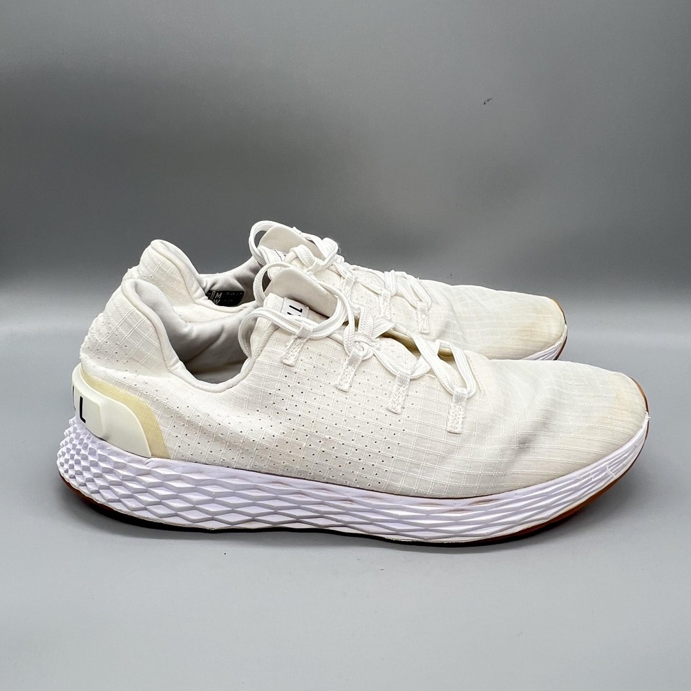 NOBULL Ripstop Runner Mens 10.5 White Athletic Training Sneaker Gym Shoes